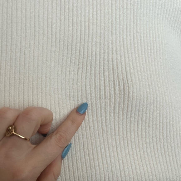 Petal & Pup Aquerelle White Stretch Knit Sweater 12 - Picture 15 of 16